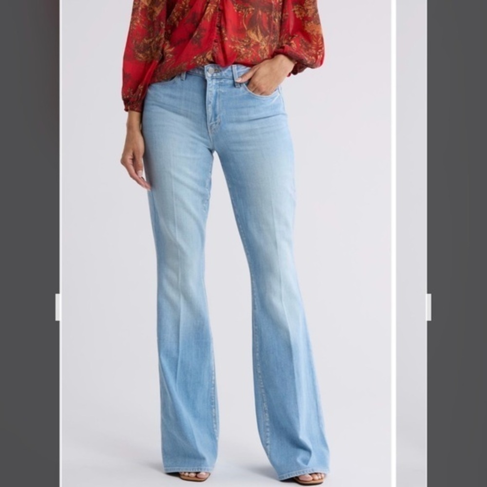L'AGENCE Bell High Waist Flare Jeans in Olympia Size 24